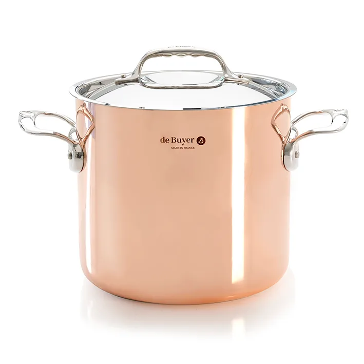 Fait-tout avec couvercle Prima Matera haut induction, 20 cm De Buyer