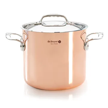 Fait-tout avec couvercle Prima Matera haut induction - 20 cm - De Buyer