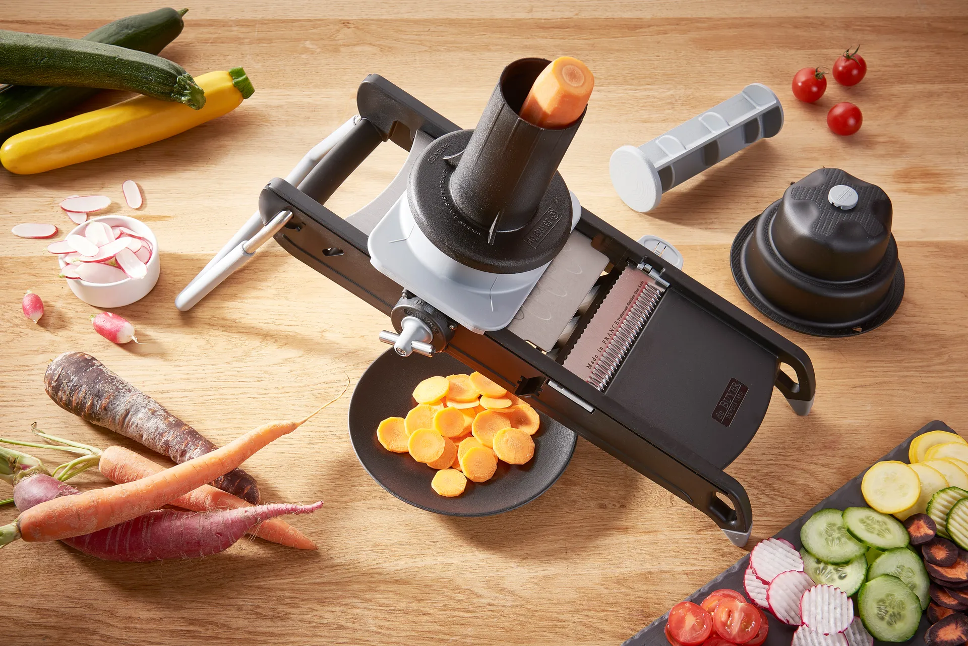 Kit Coupe rondelles Gravity pour mandoline de Buyer, Noir De Buyer