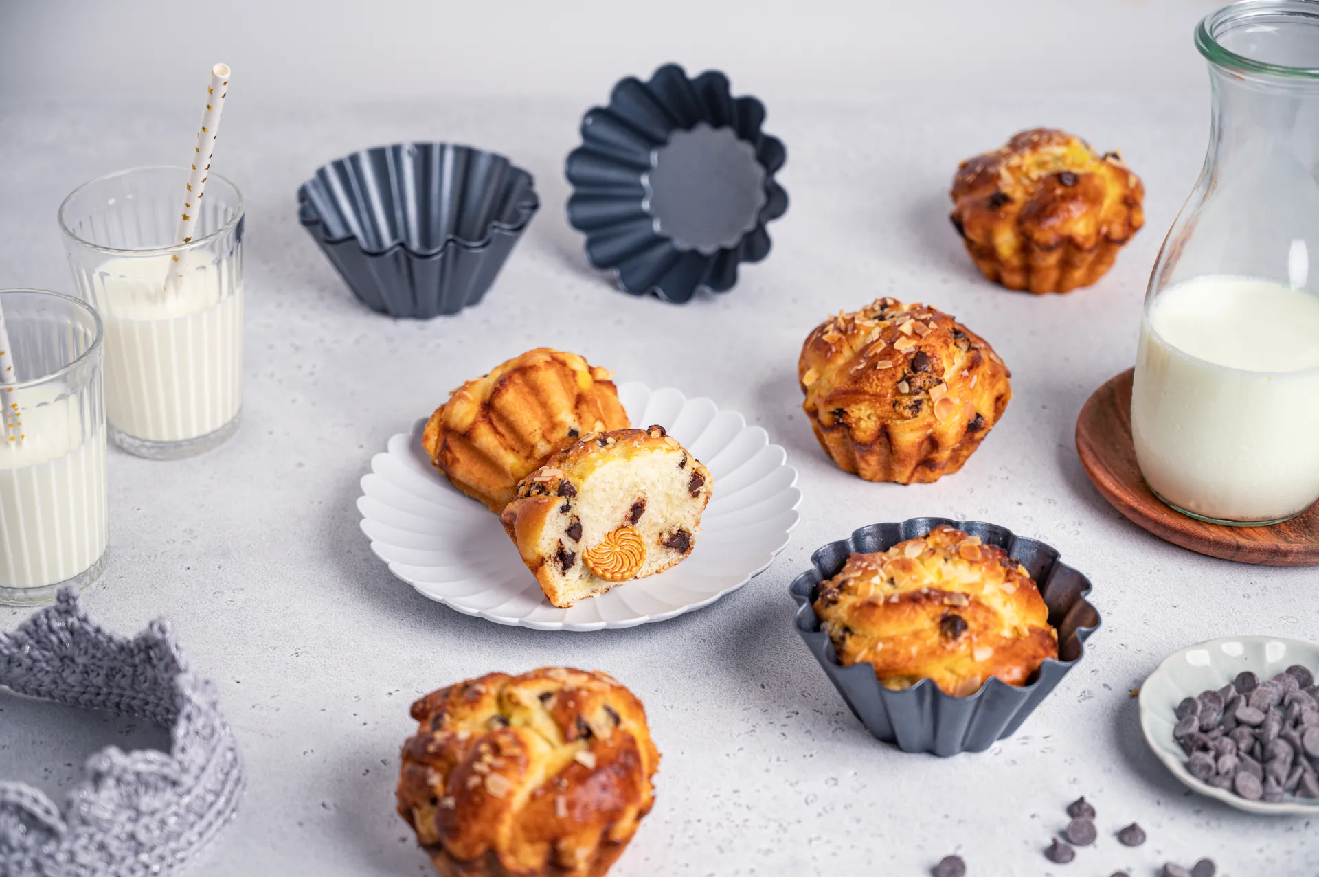 Moule à brioche De Buyer mini, Ø10 cm De Buyer