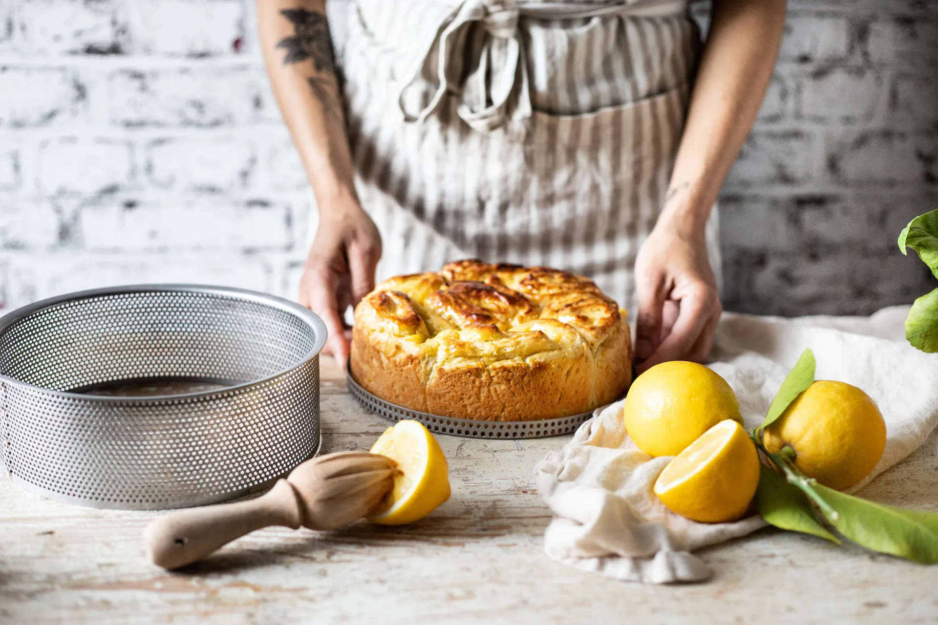 Moule à manquer avec fond amovible, Ø24 cm De Buyer