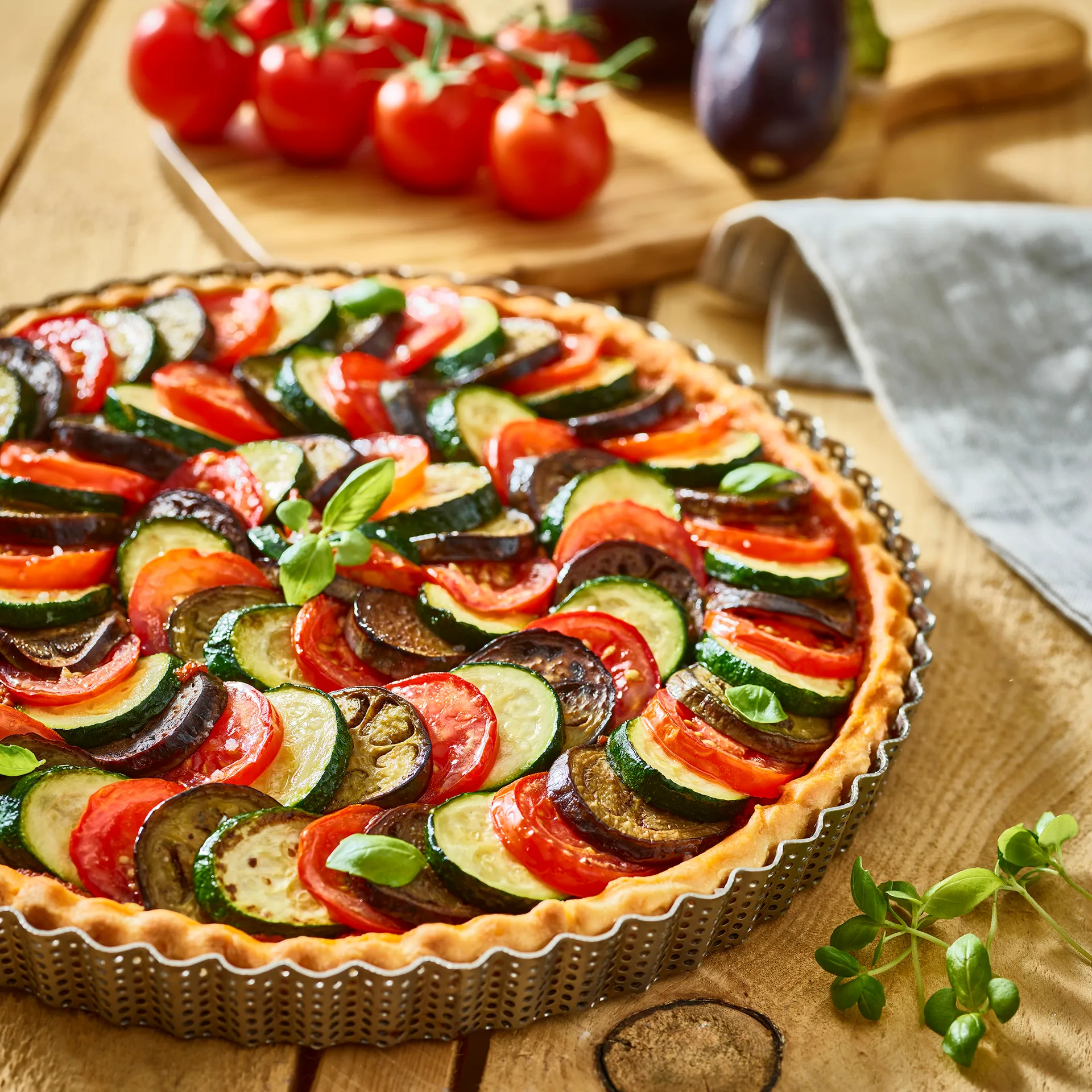 Moule à tarte avec fond amovible, Ø28 cm De Buyer