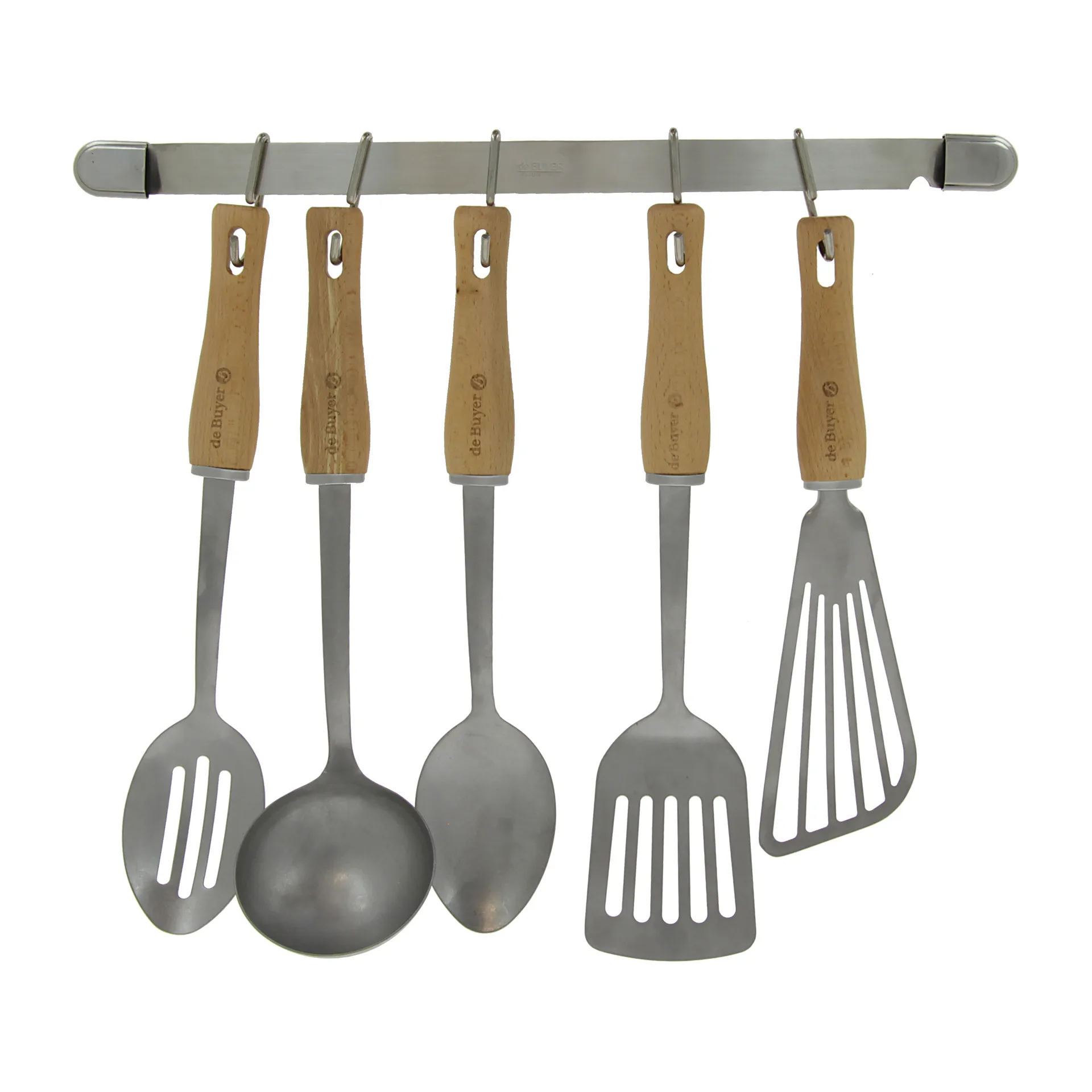 Patère à 8 crochets De Buyer, Gris De Buyer