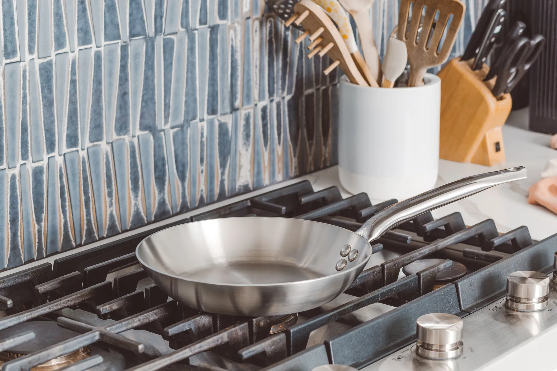 Poêle à frire Alchimy en acier inoxydable, Ø28 cm De Buyer