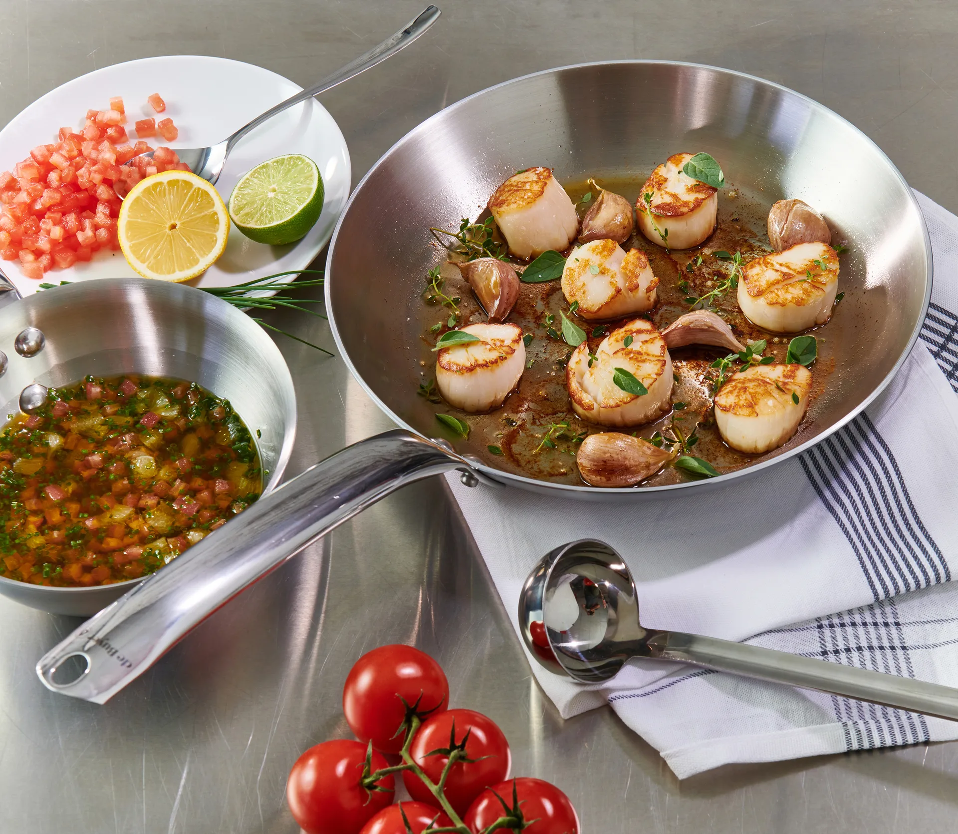 Poêle à frire Alchimy en acier inoxydable, Ø32 cm De Buyer