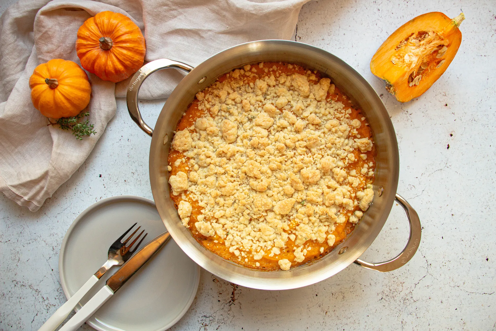 Poêle à sauter Alchimy rectangulaire en acier inoxydable, Ø28 cm De Buyer