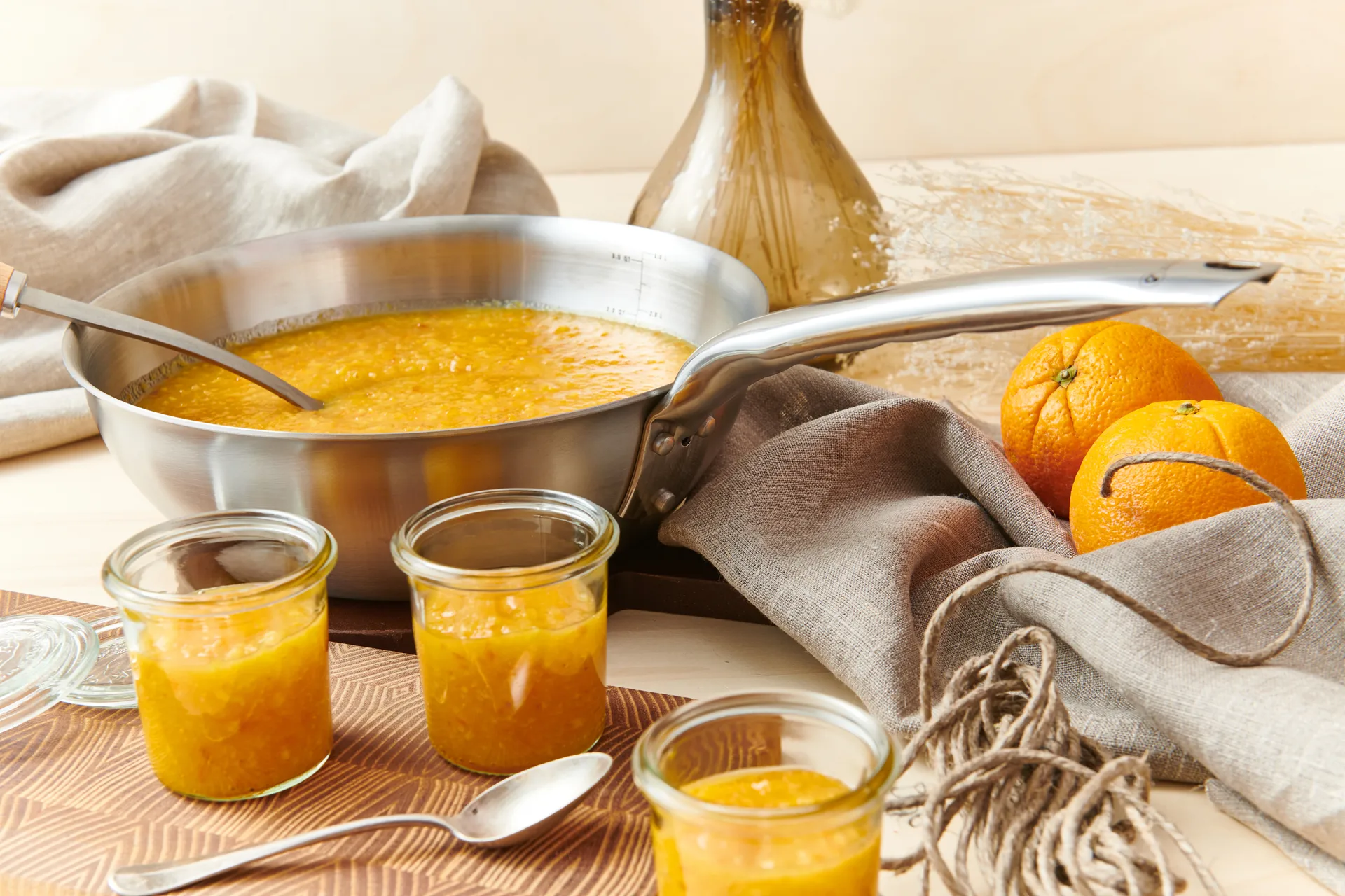 Poêle à sauter arrondie Alchimy en acier inoxydable, Ø24 cm De Buyer