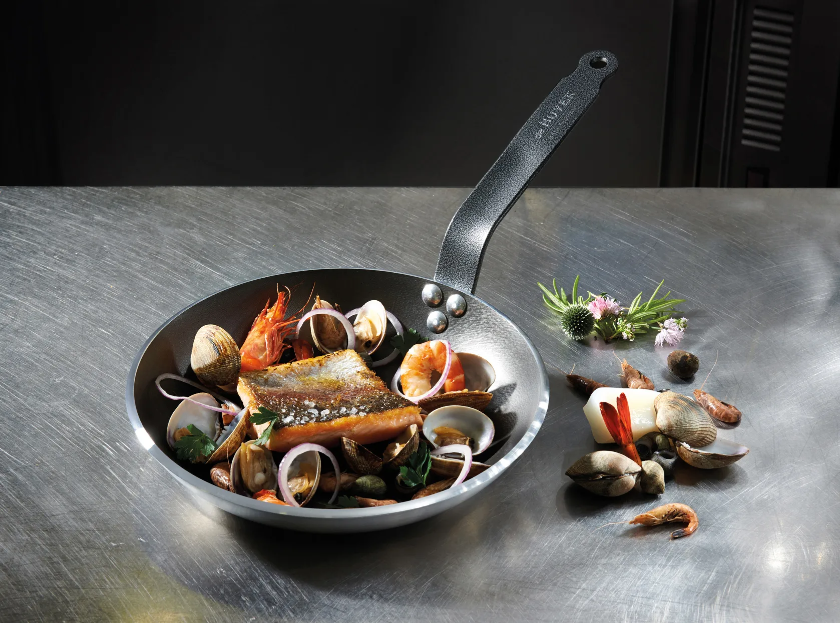 Poêle Choc 5 Resto induction, 24 cm De Buyer