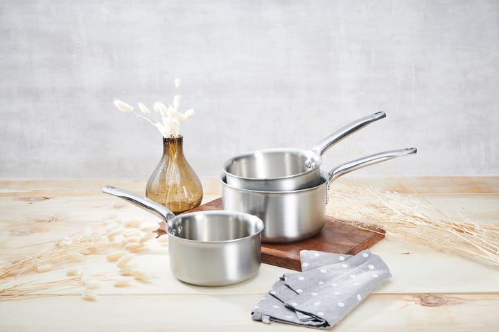 Set de casseroles Alchimy de Buyer 3 pièces, Acier inoxydable De Buyer