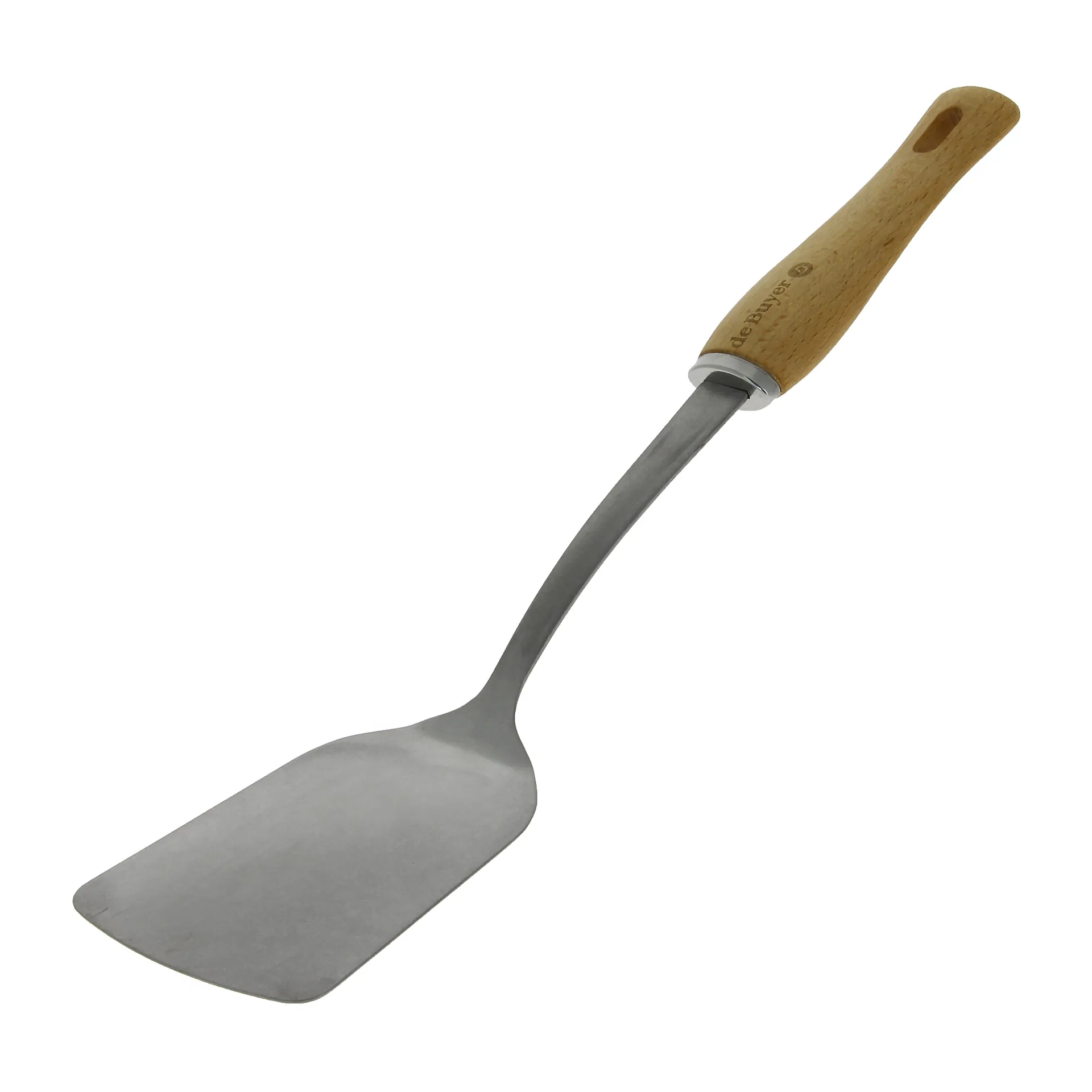 Spatule à manche en bois De Buyer B Bois, Acier inoxydable De Buyer
