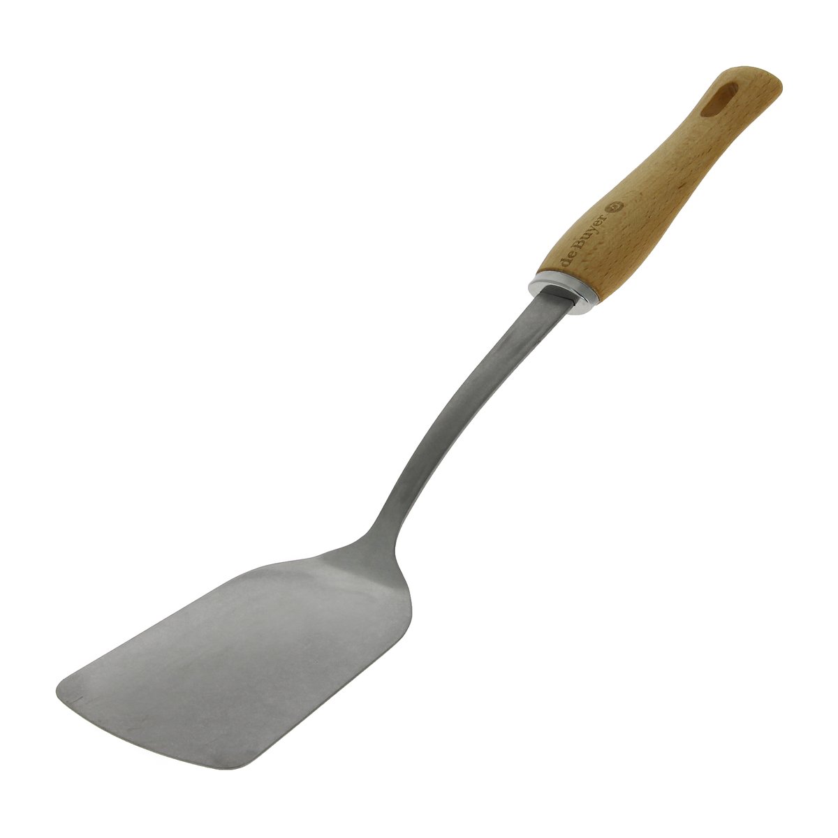 de buyer spatule à manche en bois de buyer b bois acier inoxydable