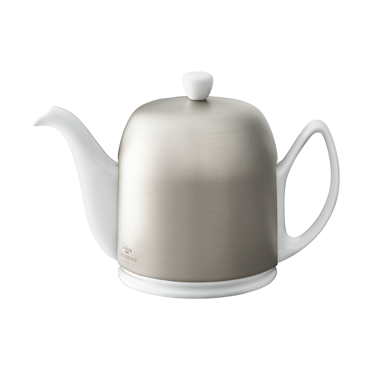 Degrenne Théière Salam 1 L Zinc | Design Scandinave | Théières | Beige