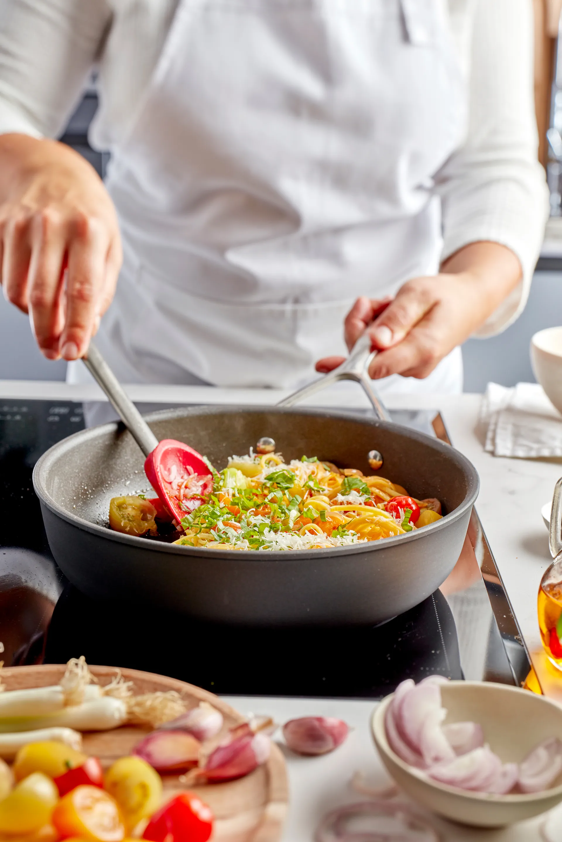 Poêle à frire Alu Pro 5 TI-x Duraslide 5-plis, Ø24 cm Demeyere