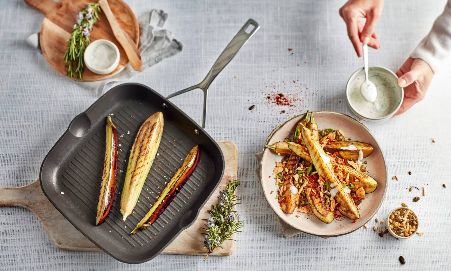 Poêle à griller Demeyere Alu Pro, 28x28cm Demeyere