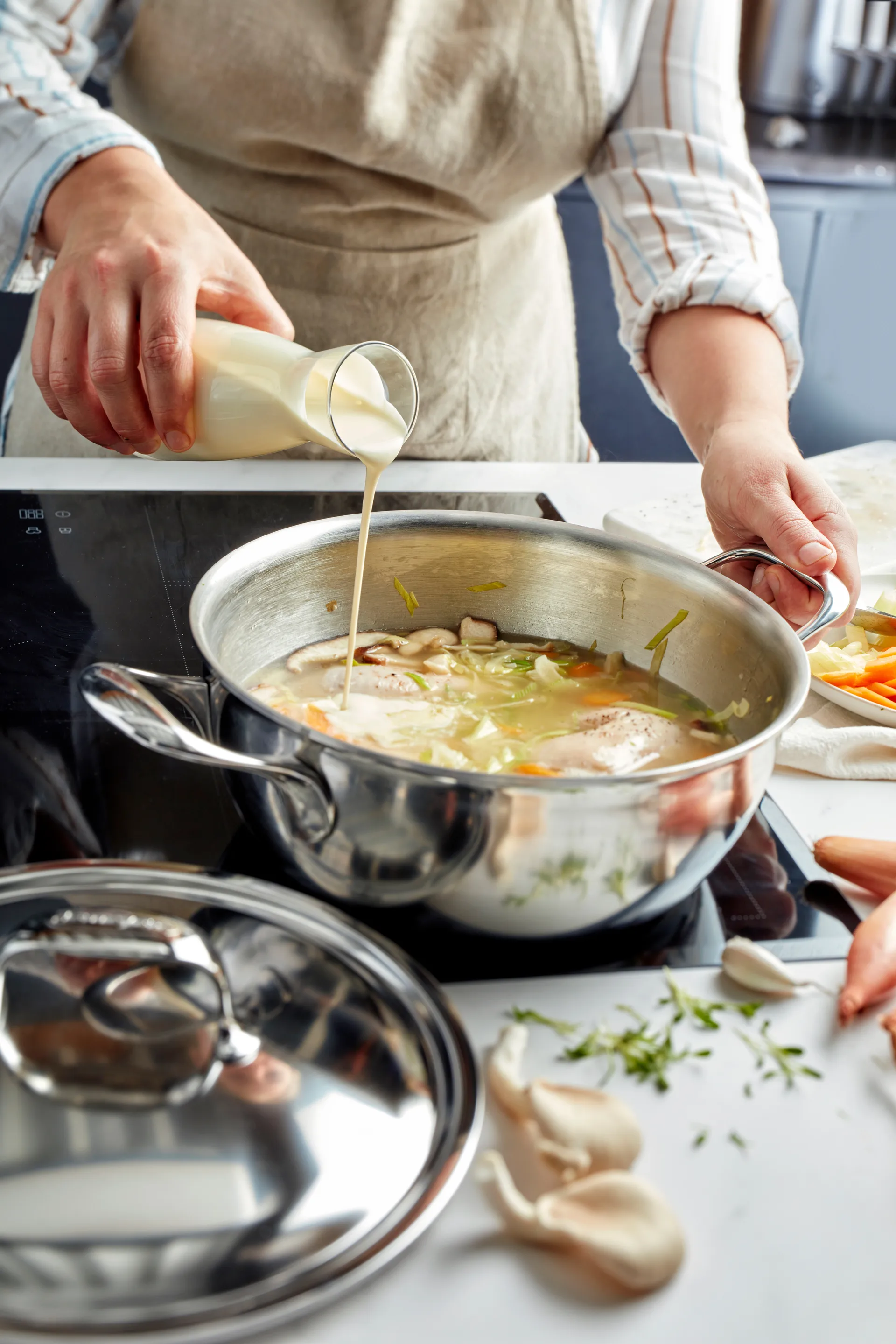 Poêle de service Demeyere Atlantis 7 en acier inoxydable, 4,8 L Demeyere