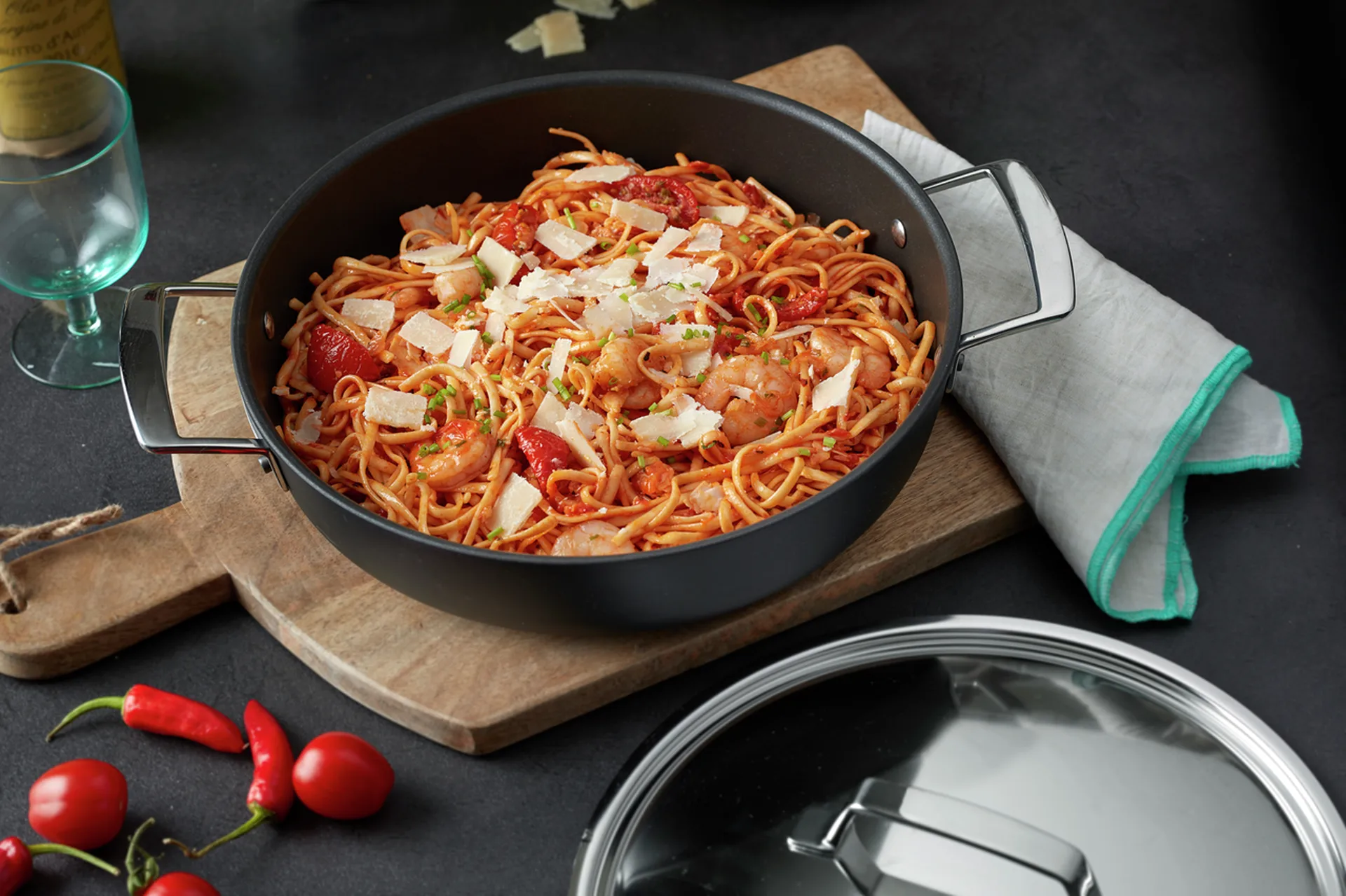 Sauteuse Demeyere Alu Pro, Noir Demeyere