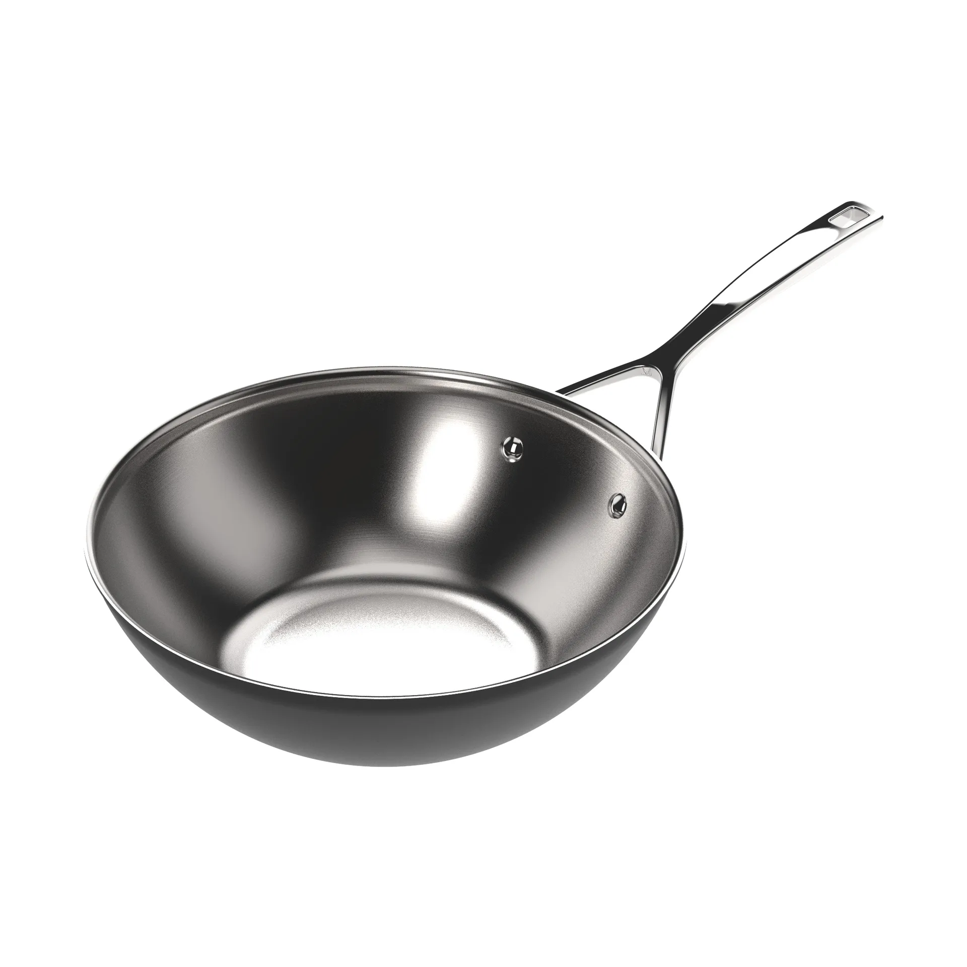 Wok en acier inoxydable Demeyere Black 5, Ø30 cm Demeyere