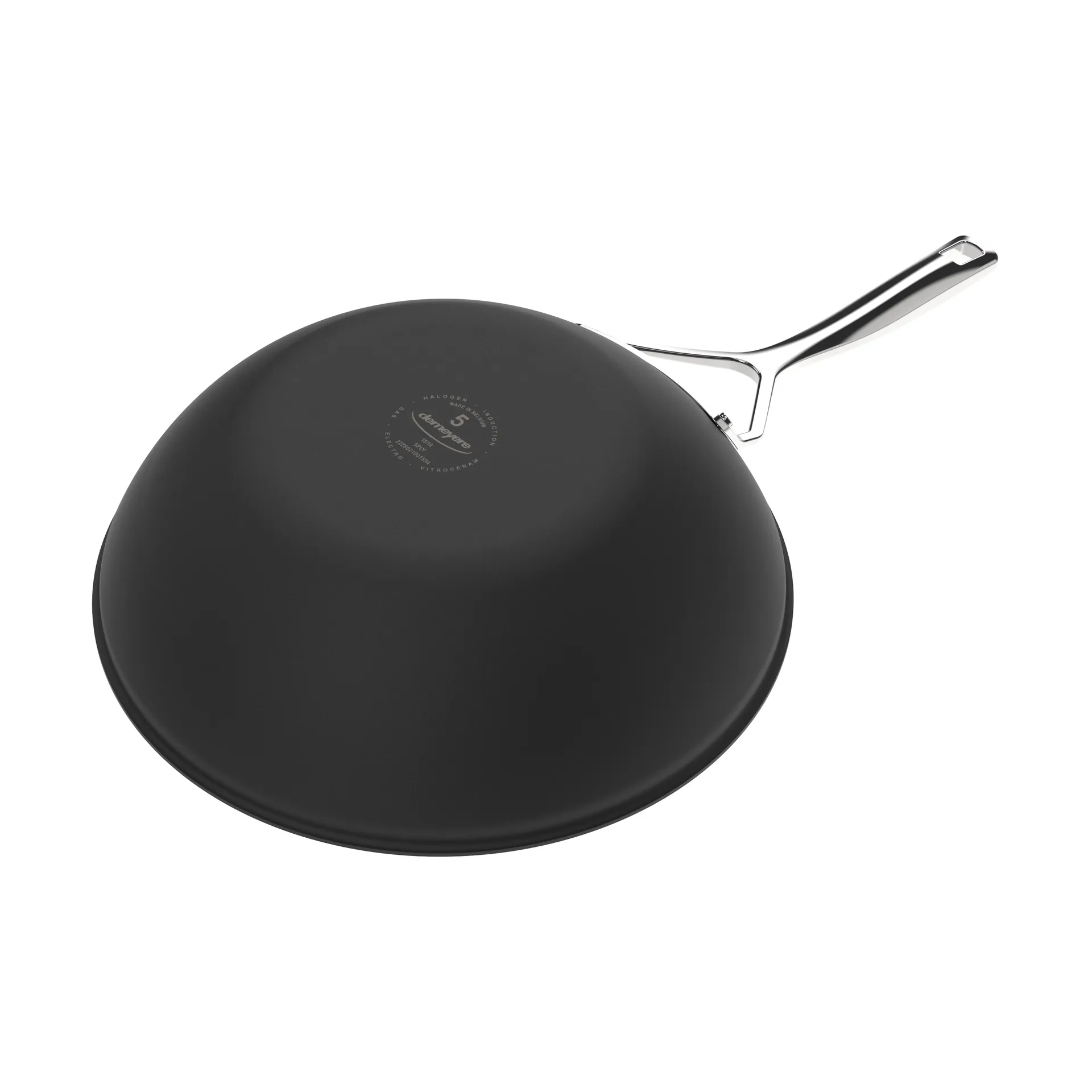Wok en acier inoxydable Demeyere Black 5, Ø30 cm Demeyere