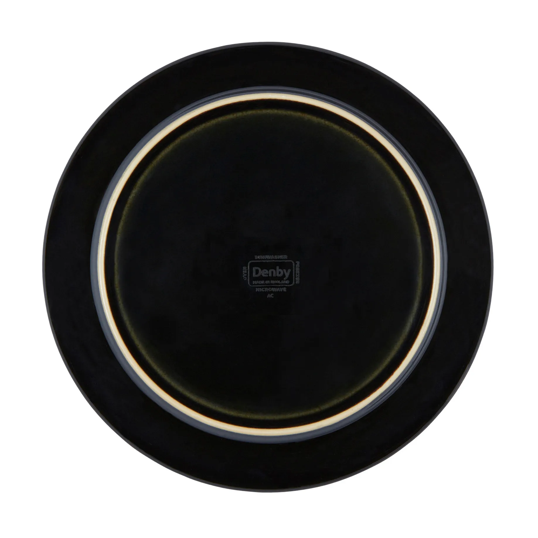 Assiette Halo 20,5cm, Bleu-gris-noir Denby