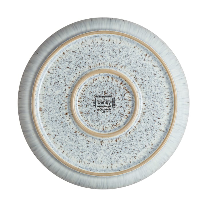 Assiette Halo Speckle coupe 21cm, Gris-marron Denby