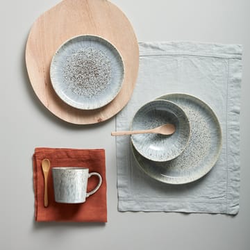 Assiette Halo Speckle coupe 21cm - Gris-marron - Denby