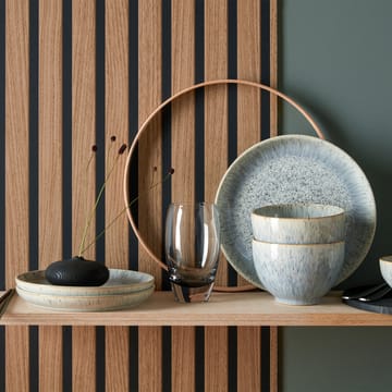 Assiette Halo Speckle coupe 26cm - Gris-marron - Denby
