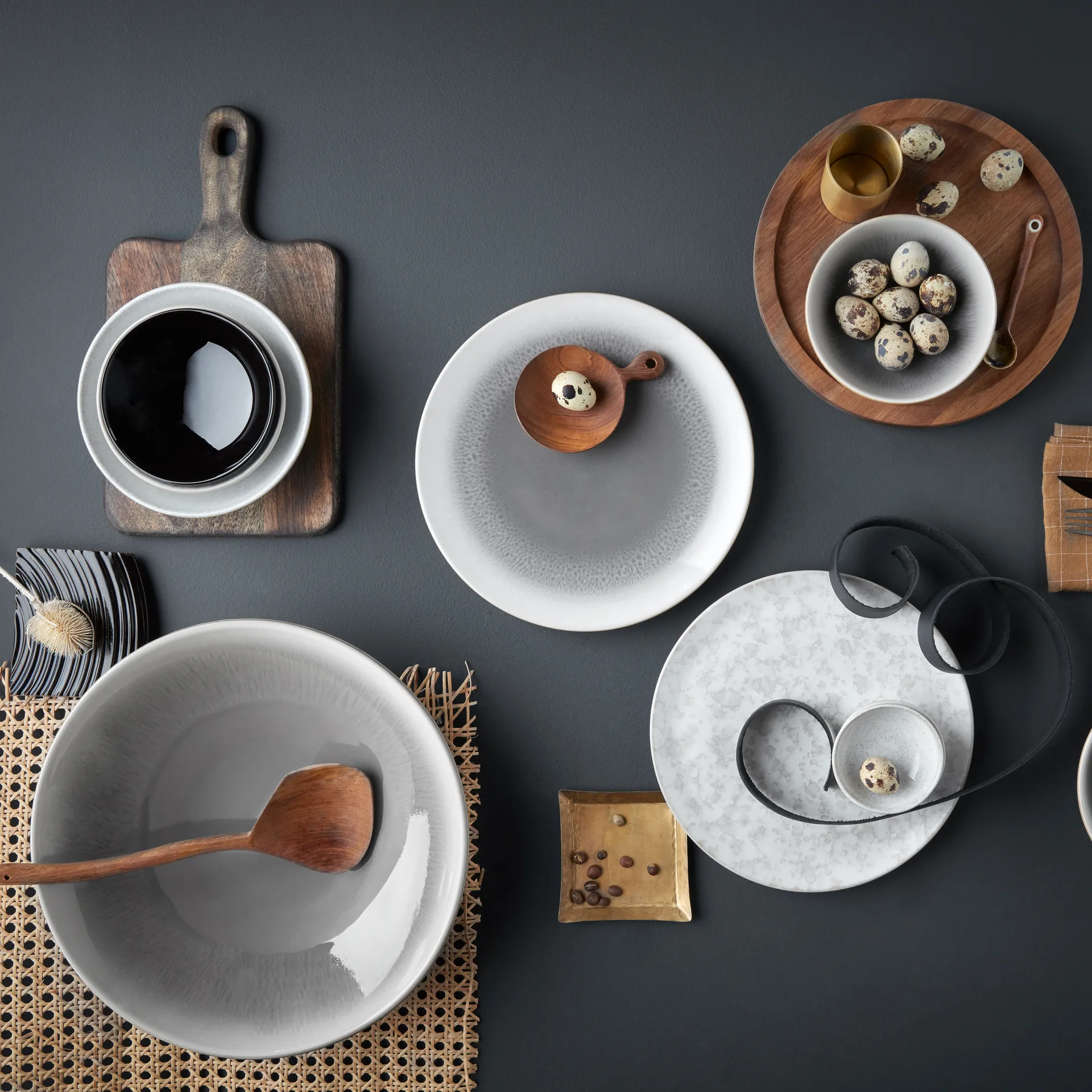 Assiette Modus Marble 22,5 cm, Blanc Denby