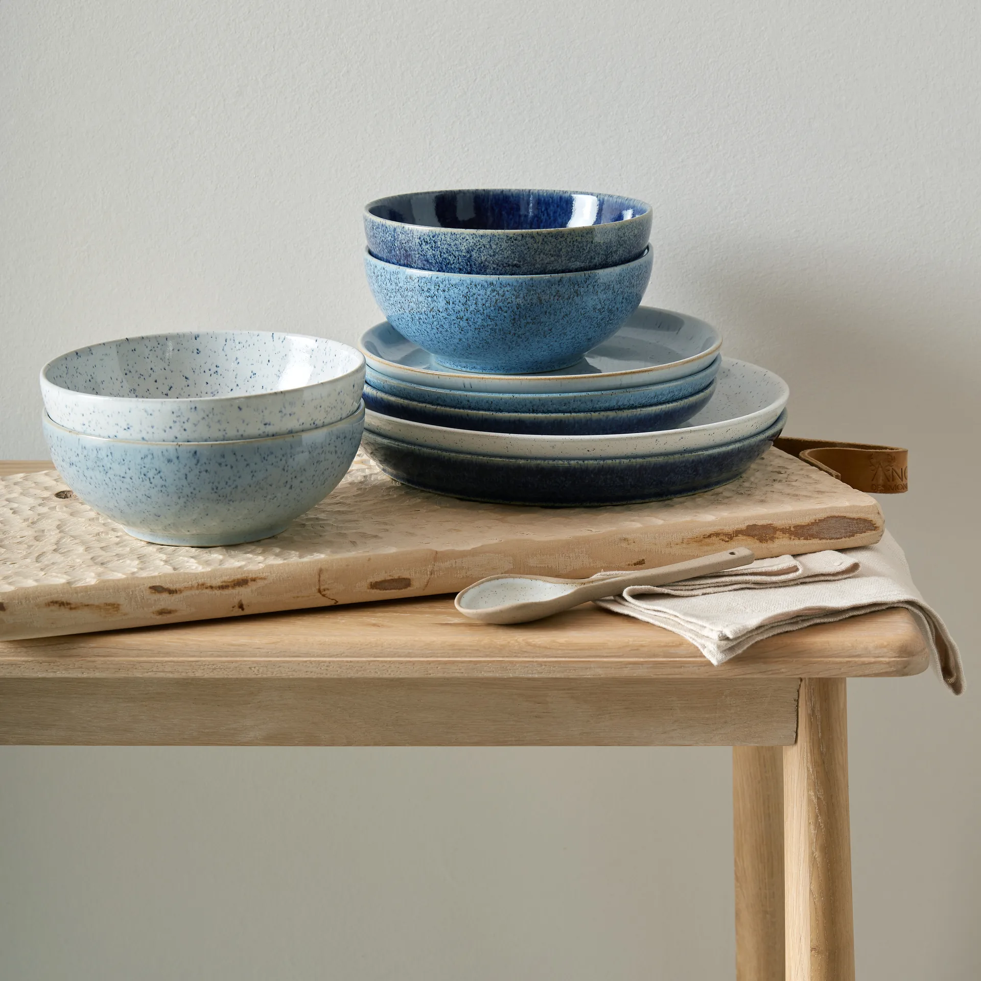 Assiette Studio Blue coupe 21cm, Cobalt Denby