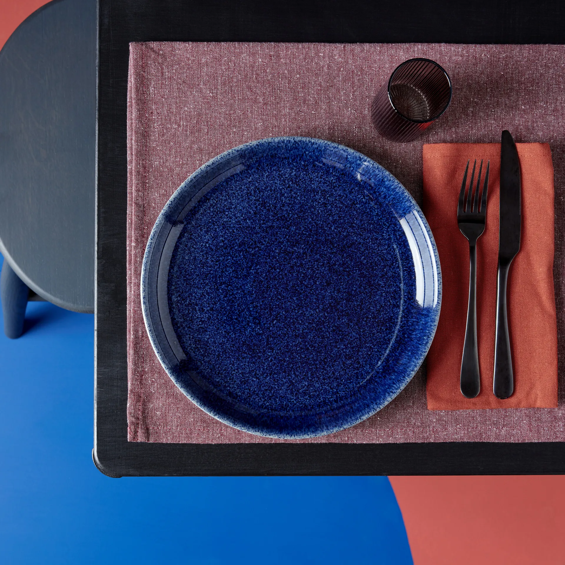 Assiette Studio Blue coupe 26cm, Cobalt Denby