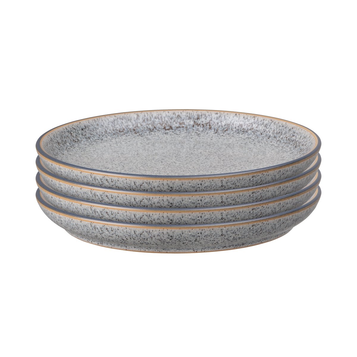 denby assiette studio grey 21cm lot de 4 granite