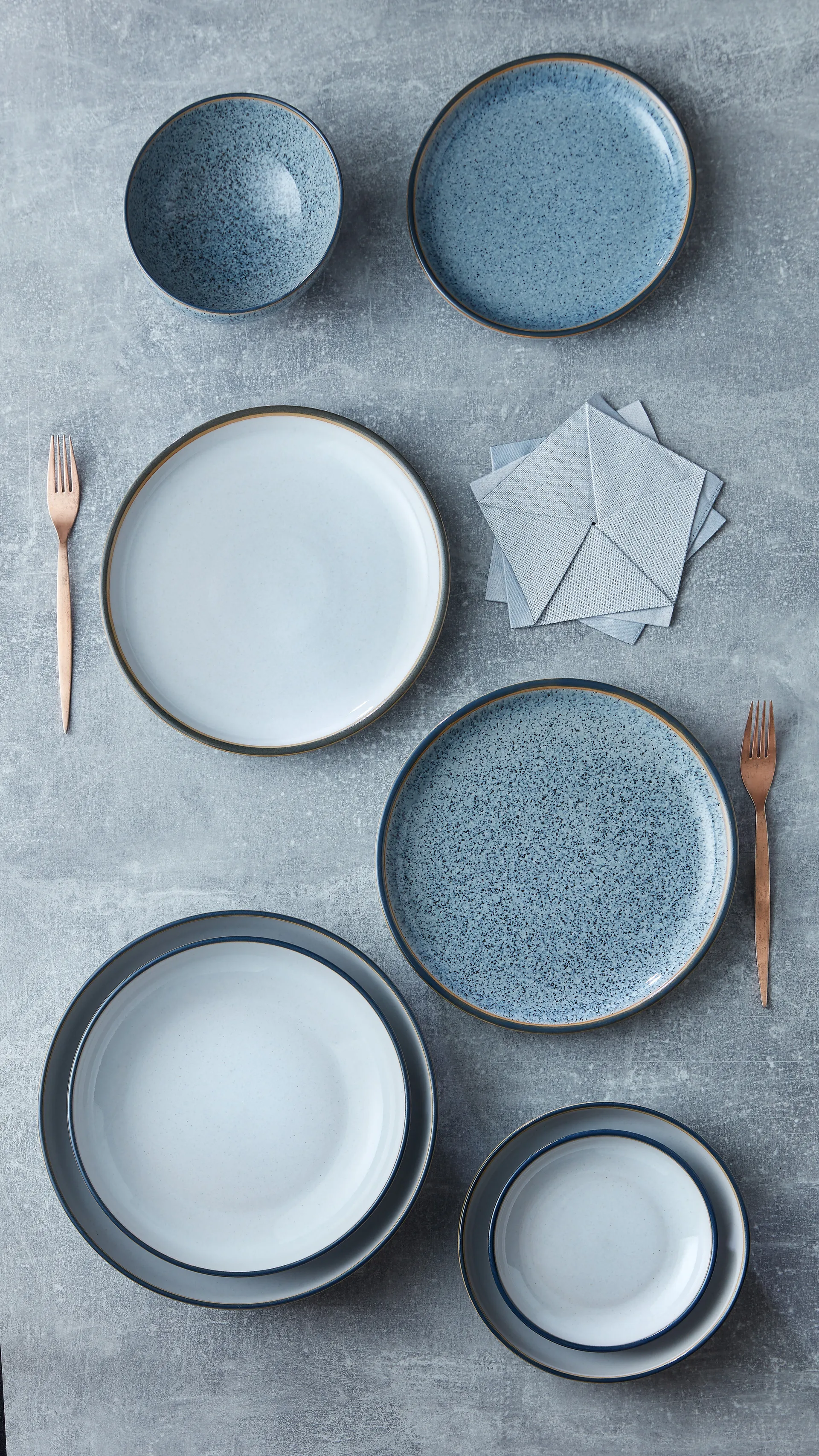 Assiette Studio Grey coupe 26cm, Granite Denby