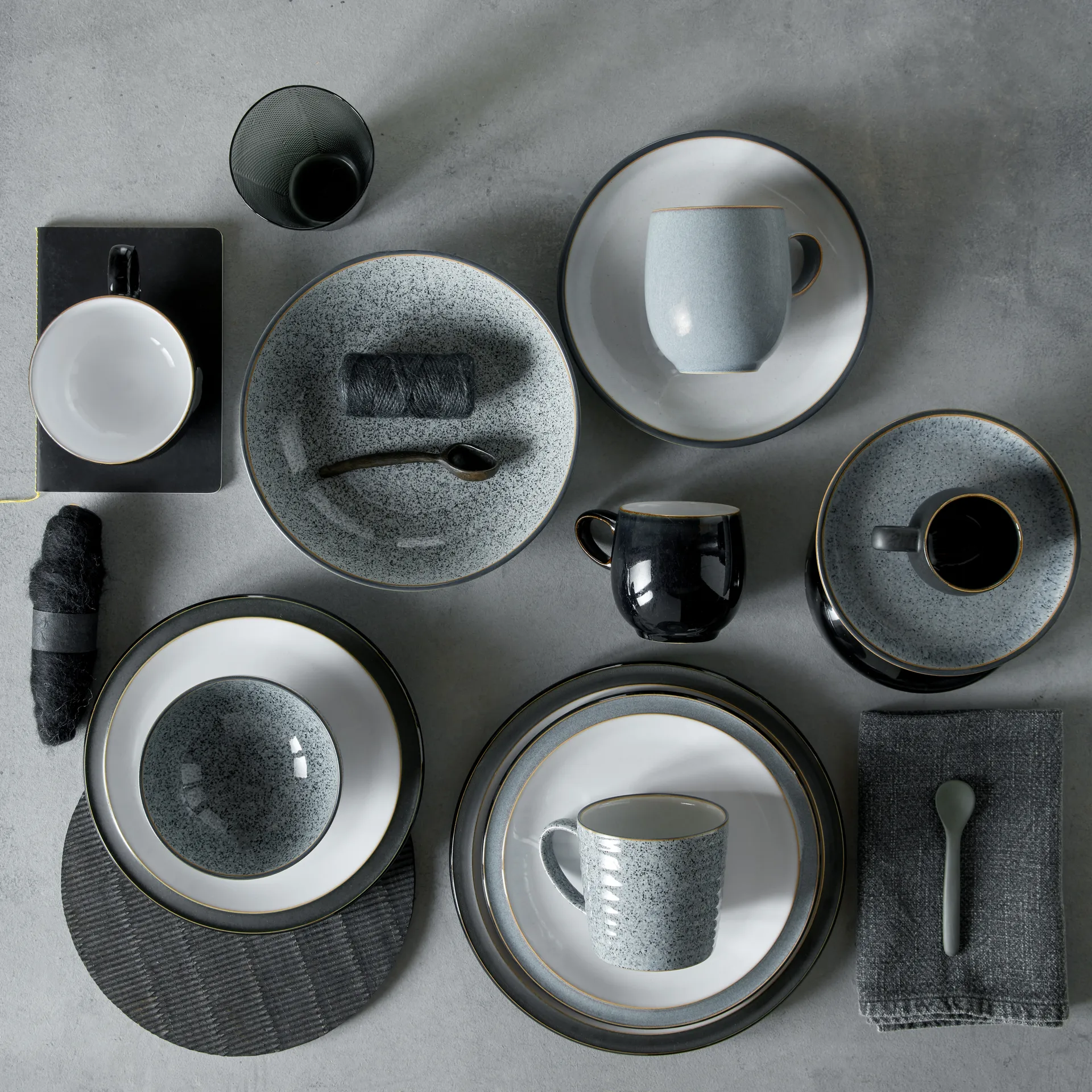 Bol à pâtes Studio Grey 22cm, Granite Denby