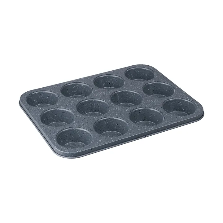 Moule à muffins Quantanium Finish - Gris, 12 pcs - Denby