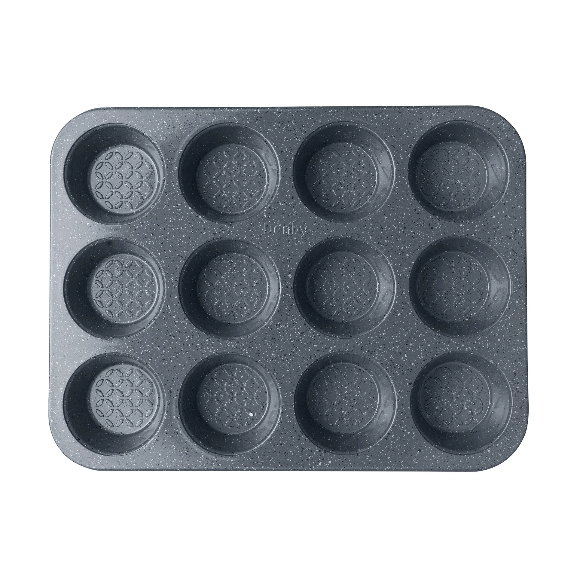 Moule à muffins Quantanium Finish, Gris, 12 pcs Denby