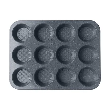 Moule à muffins Quantanium Finish - Gris, 12 pcs - Denby