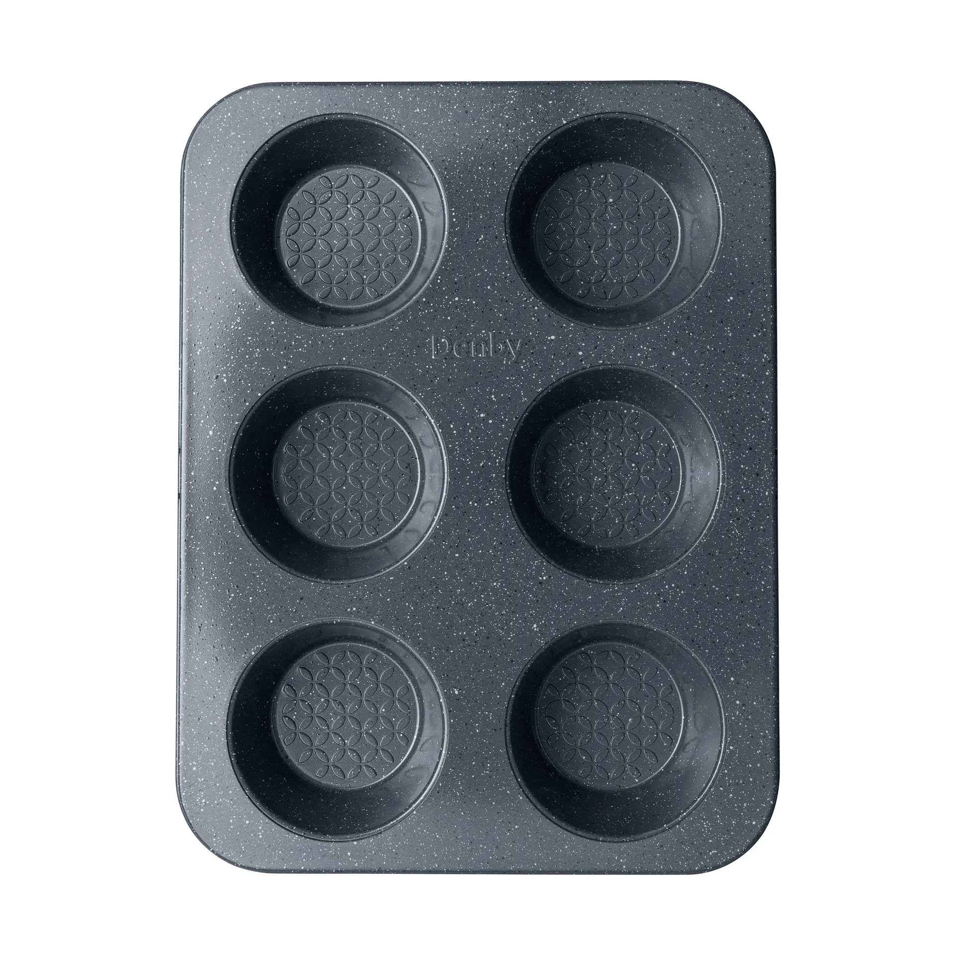 Moule à muffins Quantanium Finish, Gris, 6 pcs Denby