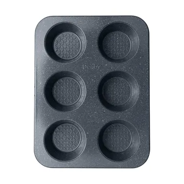 Moule à muffins Quantanium Finish - Gris, 6 pcs - Denby