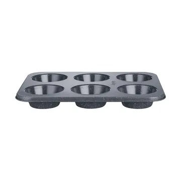 Moule à muffins Quantanium Finish - Gris, 6 pcs - Denby