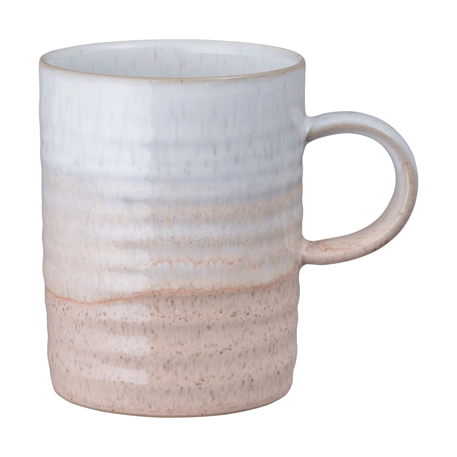 Mug rainuré Kiln Coral, Corail-beige, Ø8 cm Denby