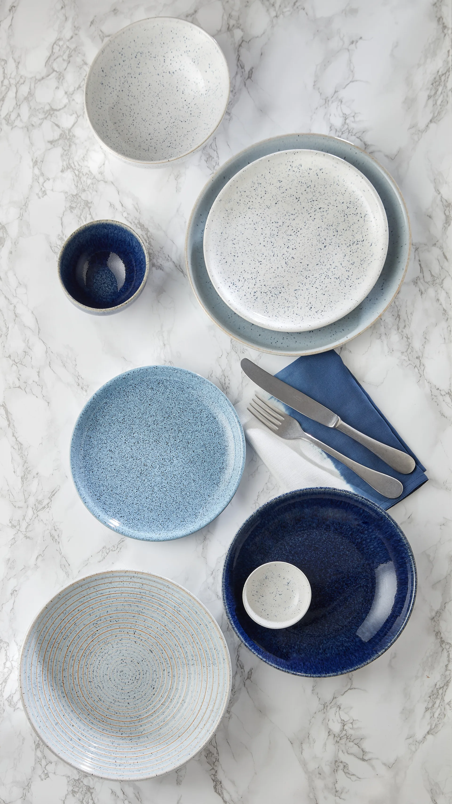 Petite assiette Studio Blue 17cm, Flint Denby