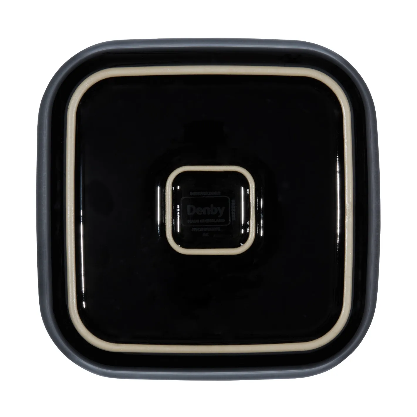 Plat allant au four Halo, Noir-bleu, carré Denby