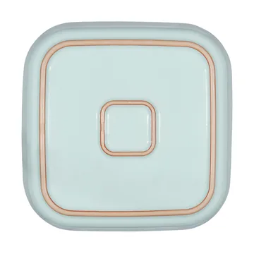 Plat allant au four Heritage Pavilion - Bleu-beige, carré - Denby