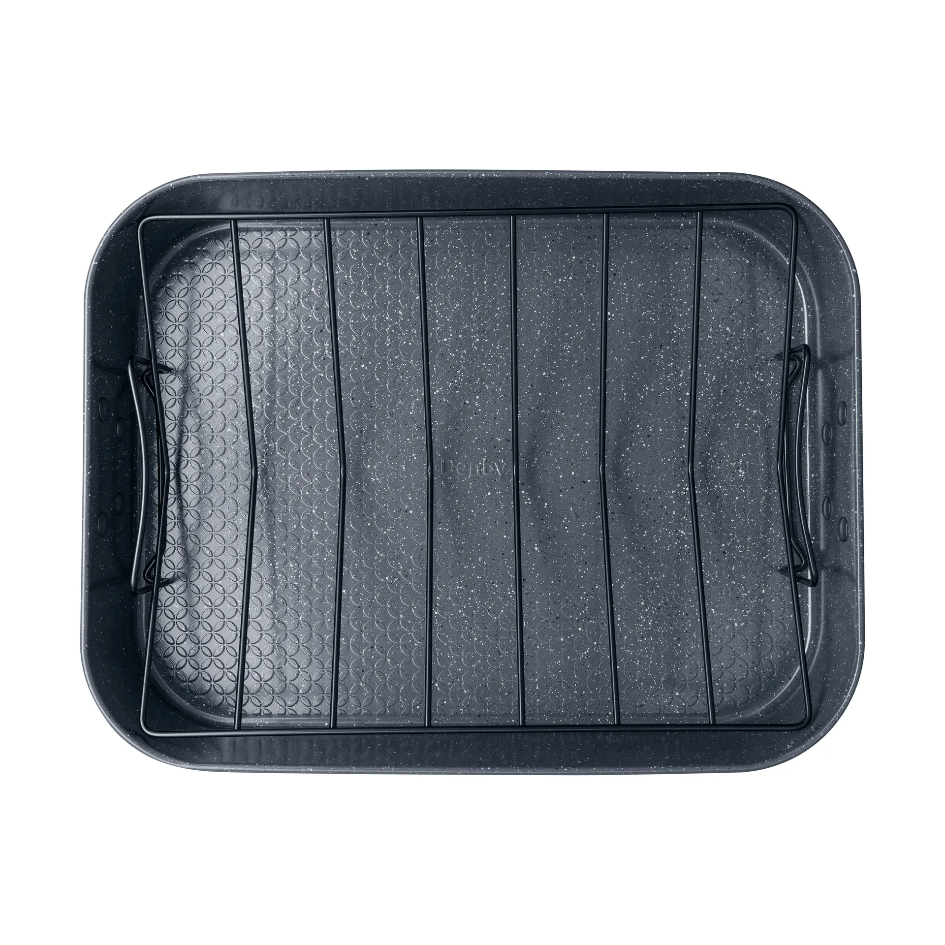 Plat allant au four Quantanium Finish, Gris, avec grille, 41,6×31,8 cm Denby