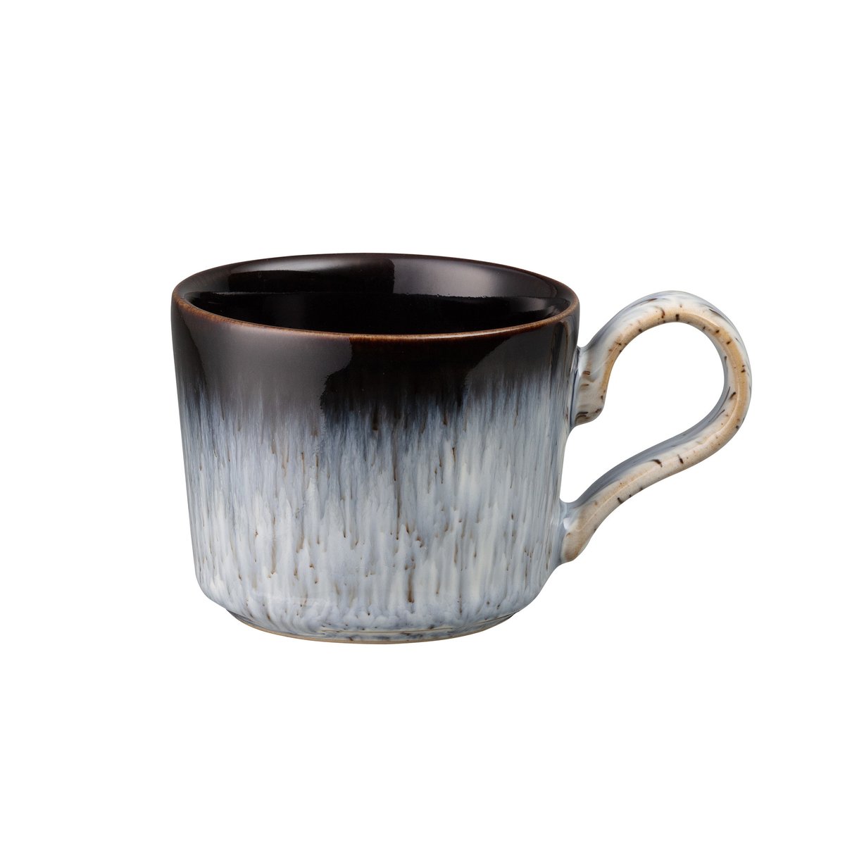 denby tasse à espresso halo brew 10cl bleu-gris-noir