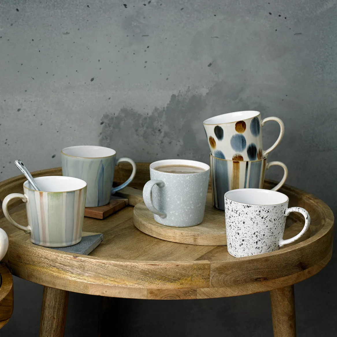 Tasse Denby Stripe 40cl, Marron Denby