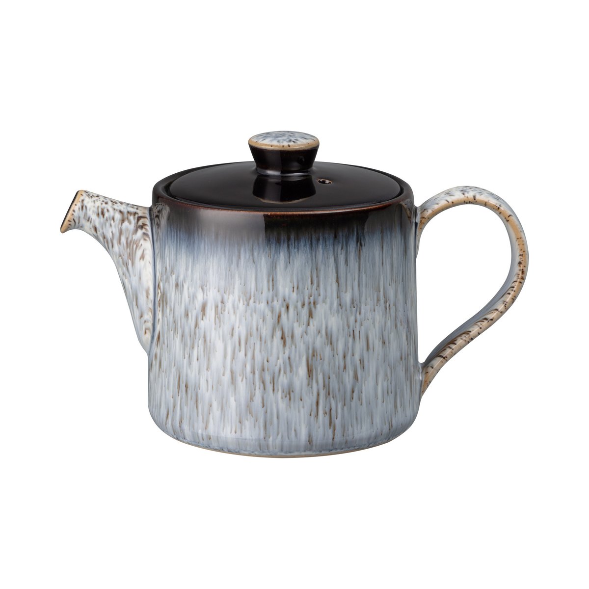 denby théière halo brew 0,44 l bleu-gris-noir