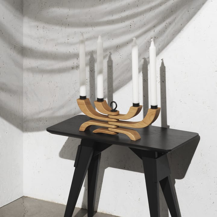 Bougeoir à 4 branches Nordic Light, Chêne Design House Stockholm