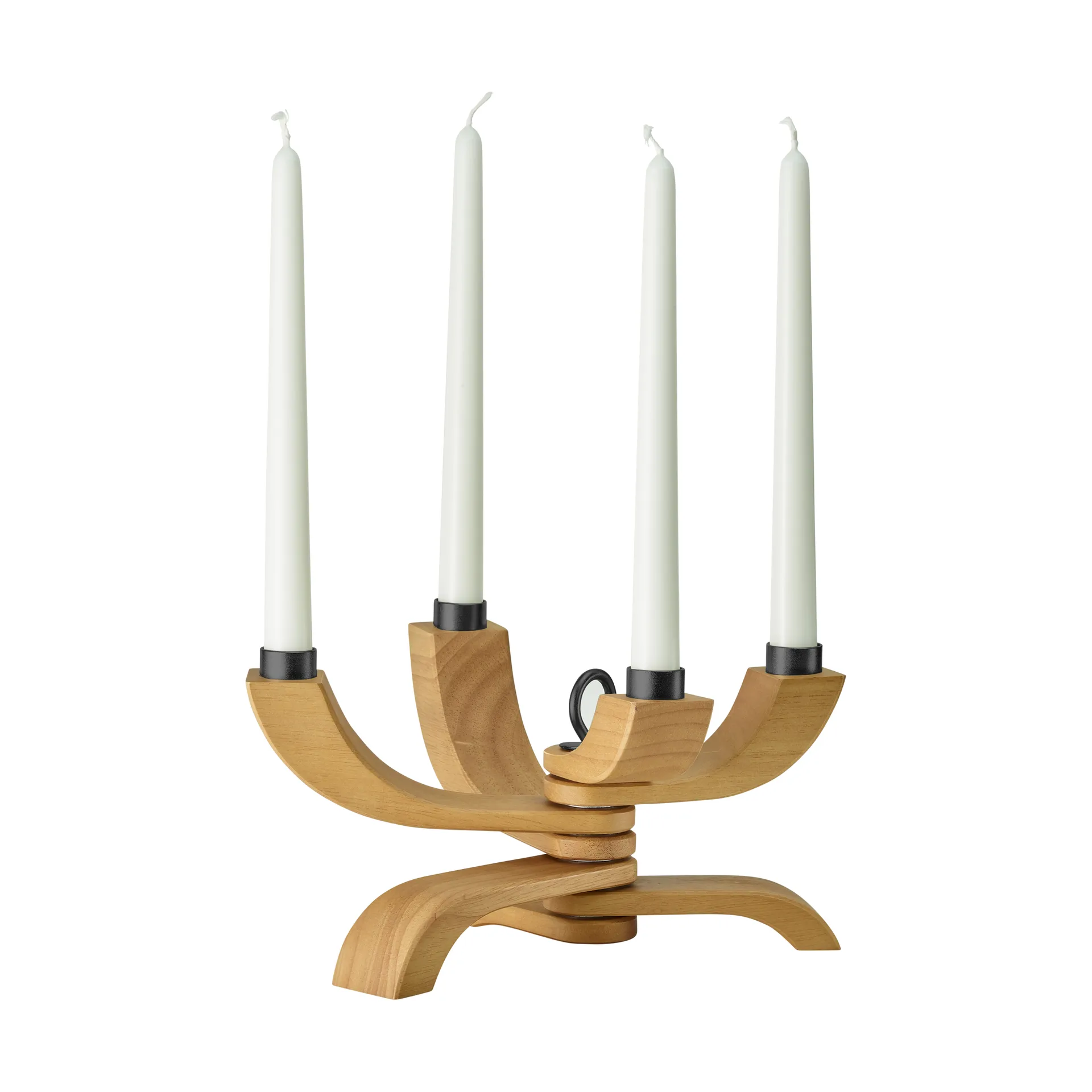 Bougeoir à 4 branches Nordic Light, Chêne Design House Stockholm