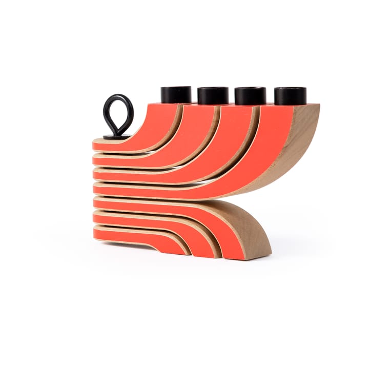 Bougeoir à 4 branches Nordic Light - Rouge - Design House Stockholm