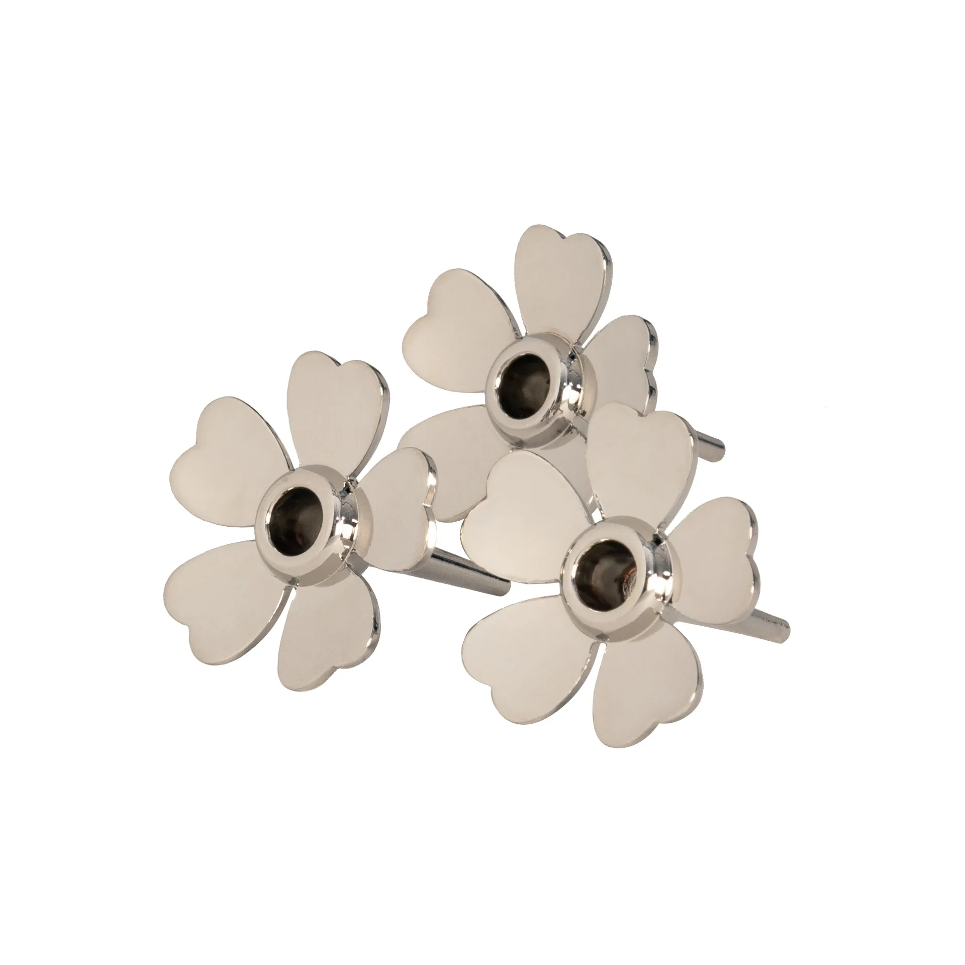 Bougeoir Me to You Lot de 3, Nickel Design House Stockholm